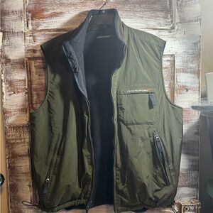 Izod Olive Green Performance Reversible Vest